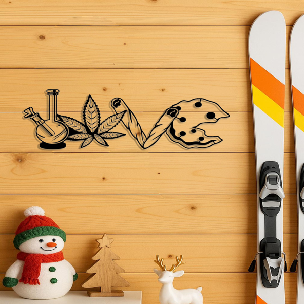 CIFbuy复古心形铁质墙饰 乡村风情爱心装饰适用于客厅卧室墙面艺术(TikTok、temu下自提)-5