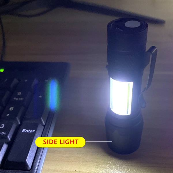 2 套可充电式小型LED手电筒野营手电筒工作灯 (物流仅支持发USPS，TK/TEMU仅自提)-9