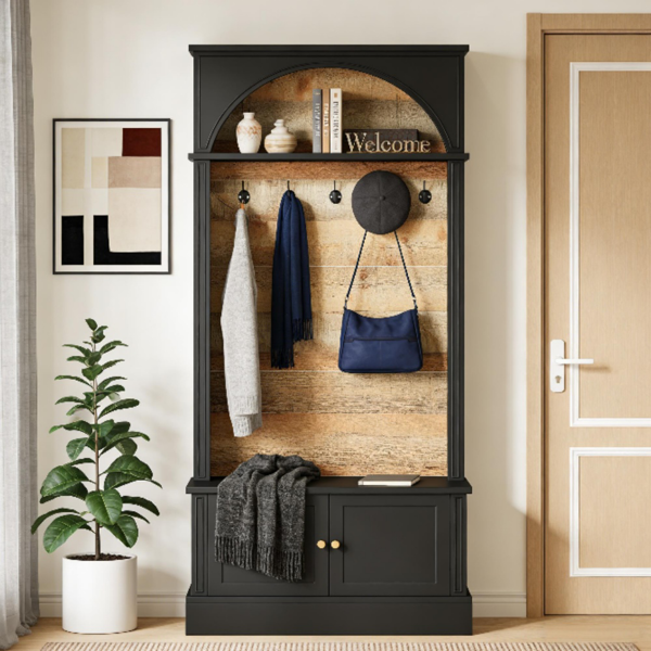 入口衣帽架鞋柜-6