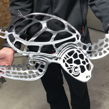 中文标题：CIFbuy镂空海龟铁墙艺 海岸风格客厅卧室装饰挂件（TikTok、temu下自提）