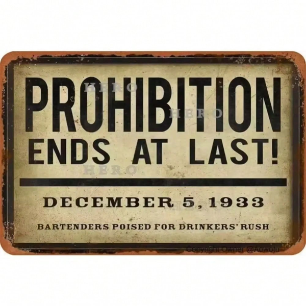 CIFbuy时尚防眩防锈复古室内装饰金属墙面艺术标牌（TikTok、temu下自提）-2