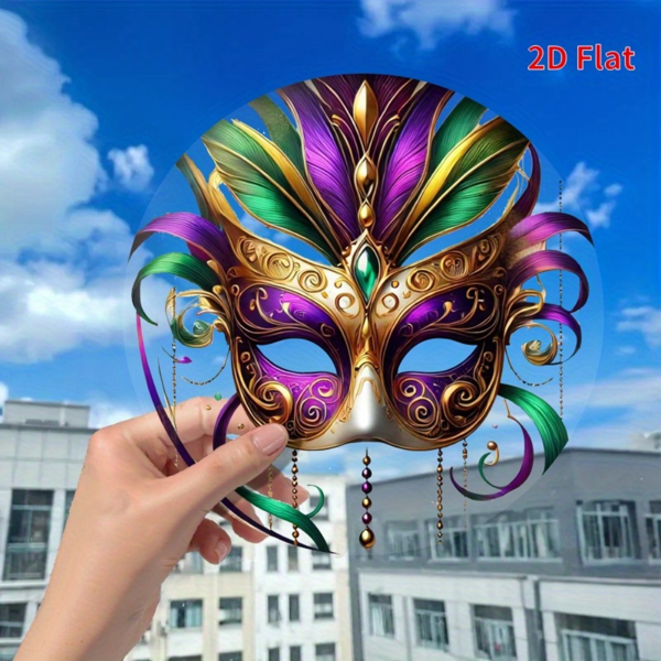 CIFbuy 七彩亚克力圆挂饰 家居花园装饰节日礼物（TikTok、temu下自提）-7