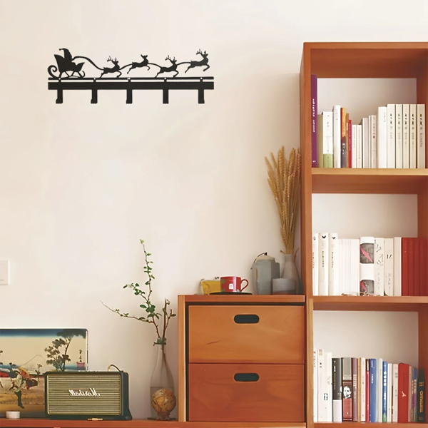 CIFbuy雪花门口壁挂钥匙挂钩收纳架(TikTok、temu下自提)-8