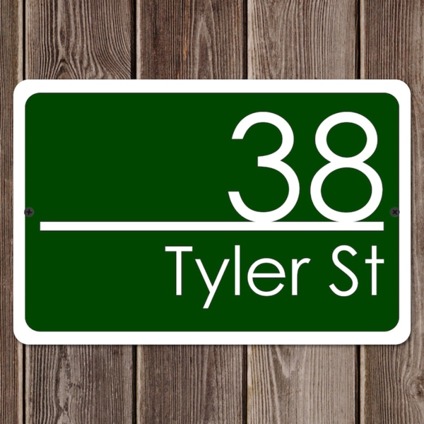 CIFbuy定制家庭地址牌现代设计金属门牌个性化现代房屋编号牌（TikTok、temu下自提）-4