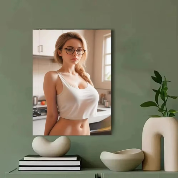 CIFbuy时尚现代客厅铝金属壁画家居装饰品(TikTok、temu下自提)-4