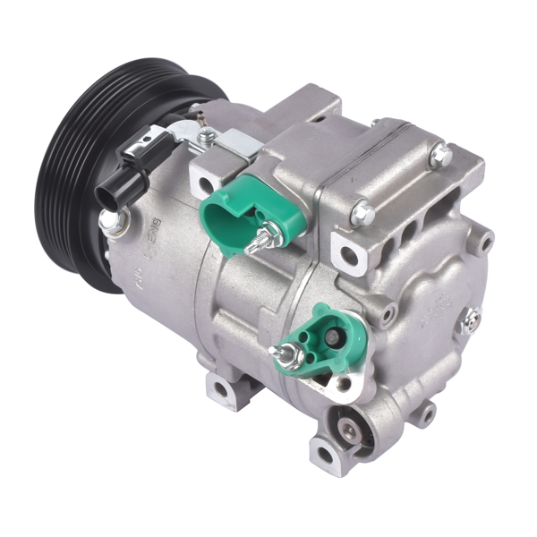 空调压缩机 A/C Compressor with Clutch Fits for Hyundai Sonata Kia Optima Sedan 2.4L L4 2009-2010 Silver 1Pc-4