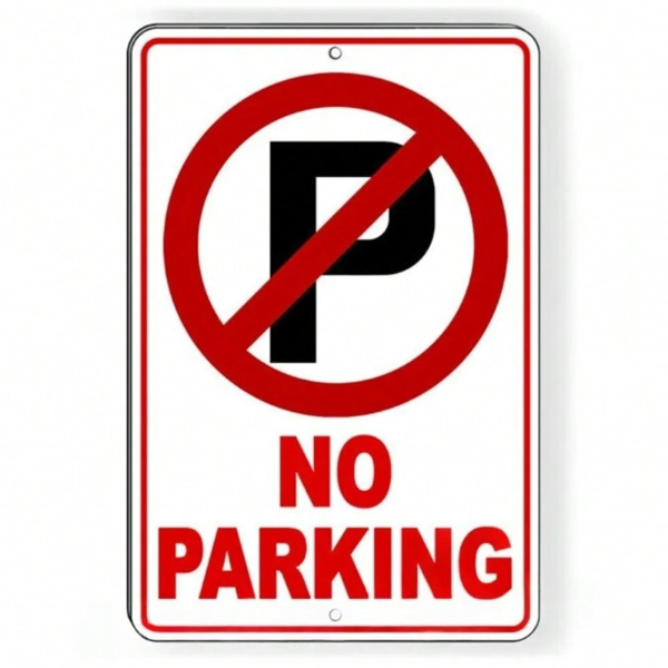 CIFbuy复古金属装饰标牌私人车道警示牌TikTok下自提-1