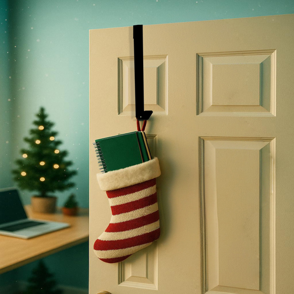 CIFbuy Halloween Christmas Door Decor Wreath Hanger Gothic Holiday Wall Decor for Home Office (TikTok、temu下自提)-4