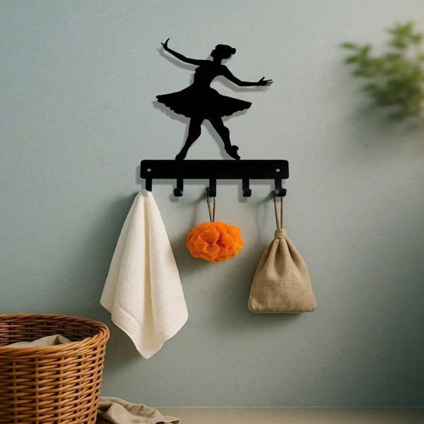 CIFbuy坚固芭蕾舞者壁挂钩 多功能家居收纳装饰(TikTok、temu下自提)-4