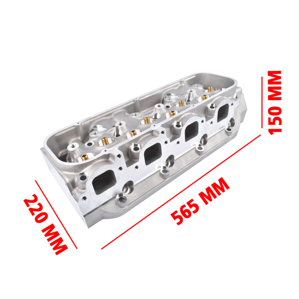缸盖 Bare Cylinder Head 330cc/122cc For Chevy BBC 396 427 454 496 7.4L Rectangle Port-9