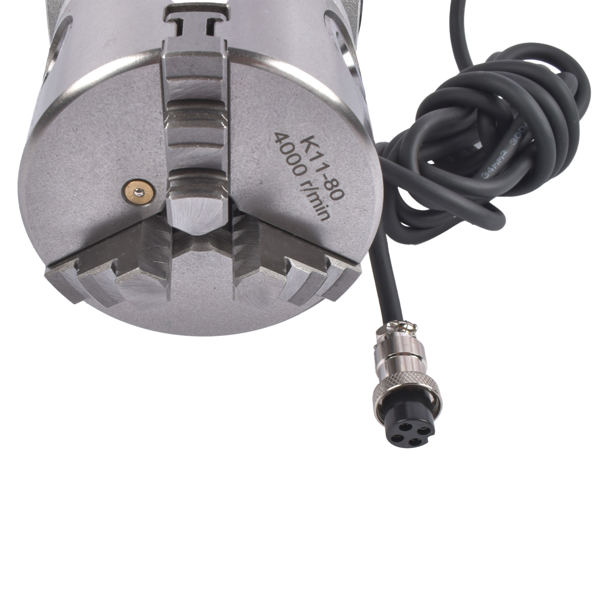 旋转轴 80mm 3 Jaw Rotary Axis Attachment 2-Phase Stepper Motor Fits for Fiber Laser Engraver Marker 24V-5