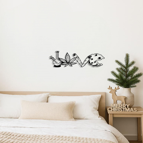 CIFbuy复古心形铁质墙饰 乡村风情爱心装饰适用于客厅卧室墙面艺术(TikTok、temu下自提)-3