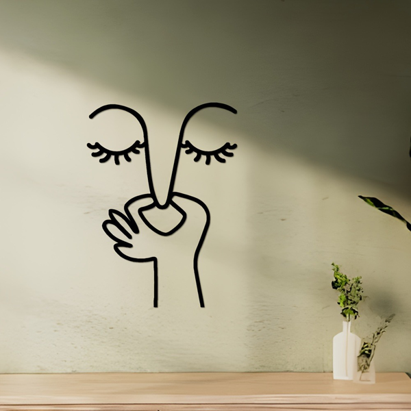 CIFbuy简约马桶标识防水贴纸 趣味浴室装饰墙贴 TikTok、temu下自提-1