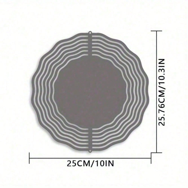 CIFbuy创意3D旋转美国国旗鹰风力动感装饰 庭院花园户外动态艺术装置礼品（TikTok、temu下自提）-6