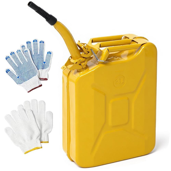 铁制 0.6mm 油桶 美式 黄色 2幅手套-2