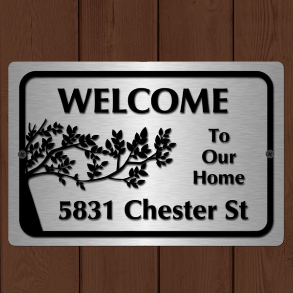 CIFbuy个性化定制家庭地址标牌金属门牌 （TikTok、temu下自提）-4