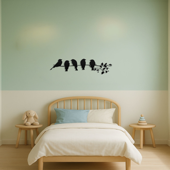 CIFbuy哥特乌鸦金属墙艺客厅卧室装饰万圣节礼物（TikTok、temu下自提）