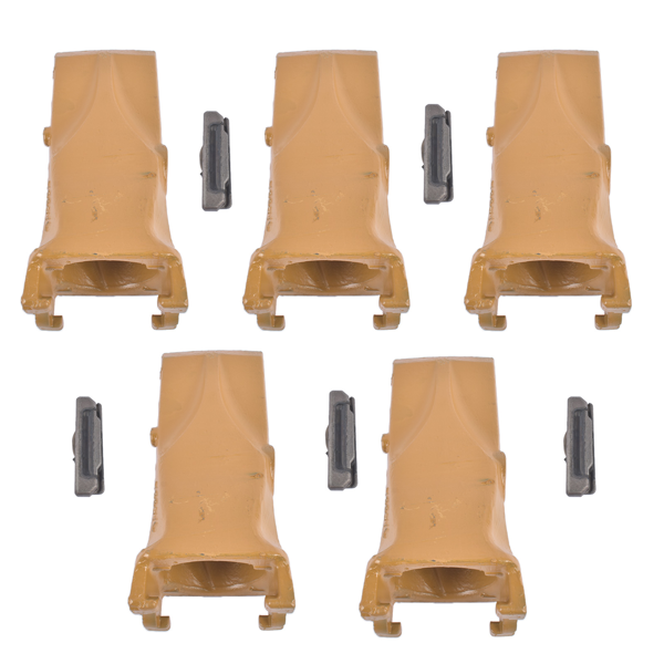 斗齿 5× V33 V33SYL Bucket Digging Teeth/Tooth w/ V33PN Flex Pins For Shanks Adapter-2