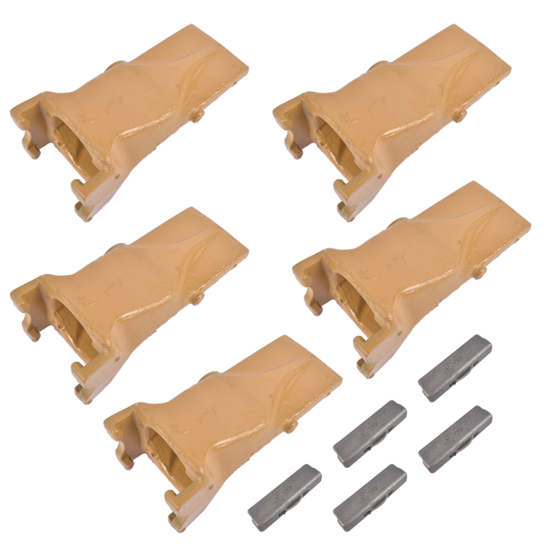 斗齿 5× V33 V33SYL Bucket Digging Teeth/Tooth w/ V33PN Flex Pins For Shanks Adapter-5