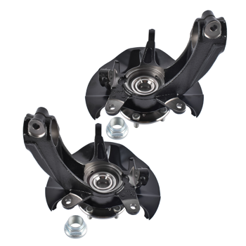 转向节总成 2PCS Front Left & Right Steering Knuckle & Wheel Hub Bearing Assembly Replacement for Honda Civic EX LX EX-L 2017-2020 51216-TET-H00 51211-TET-H00