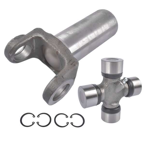 万向节套件 Transmission Slip Yoke 1310 Series w/ U Joint Kit Fit for GM Turbo 350 TH350 700R4 JEEP Cherokee Comanche Wrangler Base, SE, Island, Renegade & Sahara Grand Cherokee Steel-5