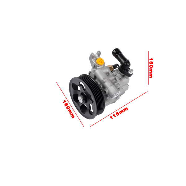 转向助力泵 Power Steering Pump w/ Pulley Replacement for Subaru Legacy Outback 2.5L 2013-2014 34430AJ070-11
