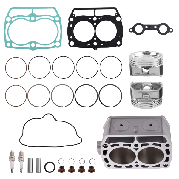 TOP END REBUILD PISTONS, CYLINDER, GASKETS fit for POLARIS RZR, RANGER 800 2008-2016-2