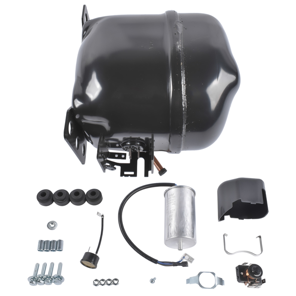 制冷压缩机 Hermetic Refrigeration Compressor Black 220-240V 50Hz 1/3 HP 1 Phase AEA2413YXA-7