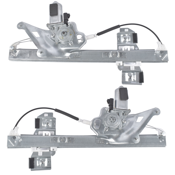 玻璃升降器 Set of 2 Window Regulator Front Left and Right wih Motor Fit For Buick LeSabre Sedan Custom Limited V6 3. 8L 2000-2005 Bolt On Metal/Plastic 15231241 741-762 15231240 741-761-7