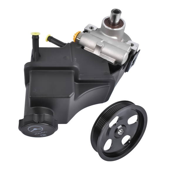 转向助力泵 Power Steering Pump Fit for Chevrolet Silverado GMC Sierra 2500 3500 HD V8 6.6L 2011-2015 with Reservoir and Pulley Aluminum 19209150 20-5000R 20953568-5