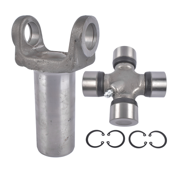 万向节套件 Transmission Slip Yoke 1310 Series w/ U Joint Kit Fit for GM Turbo 350 TH350 700R4 JEEP Cherokee Comanche Wrangler Base, SE, Island, Renegade & Sahara Grand Cherokee Steel-4