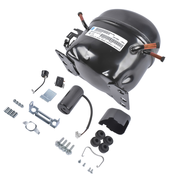 制冷压缩机 AE4430Y-AA1A CMP1401 Refrigeration Compressor R-134a 220-240V 50Hz 1/4HP 1 Phase for Ice Machines Refrigeration Equipment-2
