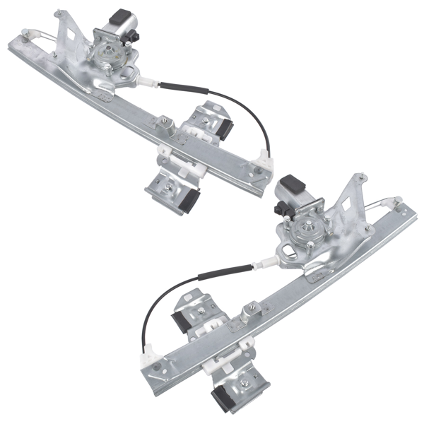 玻璃升降器 Set of 2 Window Regulator Front Left and Right wih Motor Fit For Buick LeSabre Sedan Custom Limited V6 3. 8L 2000-2005 Bolt On Metal/Plastic 15231241 741-762 15231240 741-761-2
