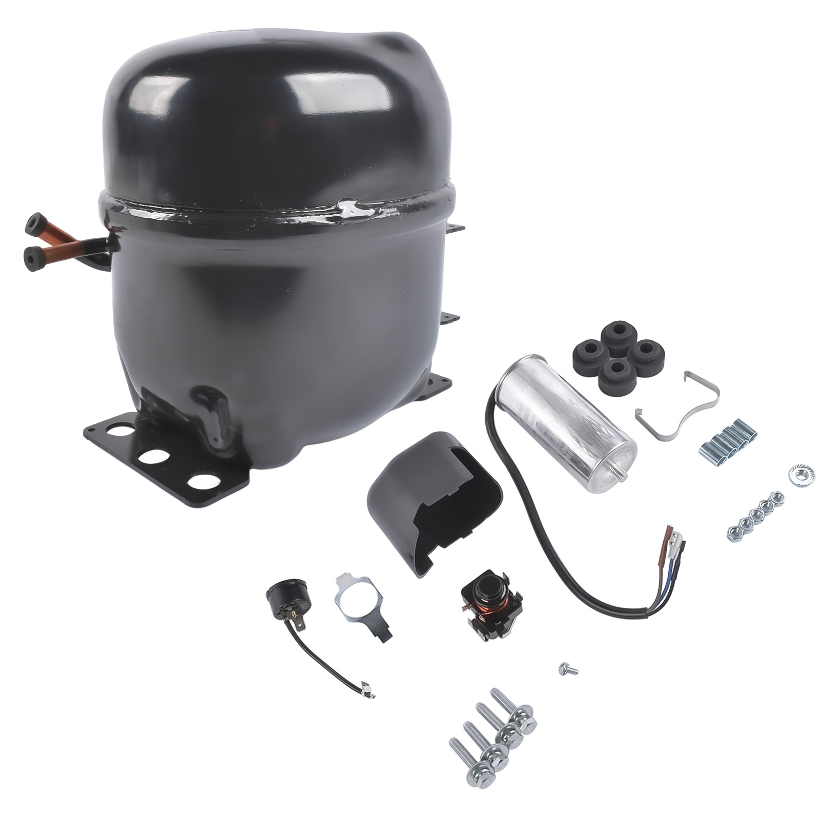 R-134A Refrigeration Compressor 220-240 Voltage 50Hz 1-Phase 1/2HP for Refrigeration Equipment AE4450Y-AA1A view 2