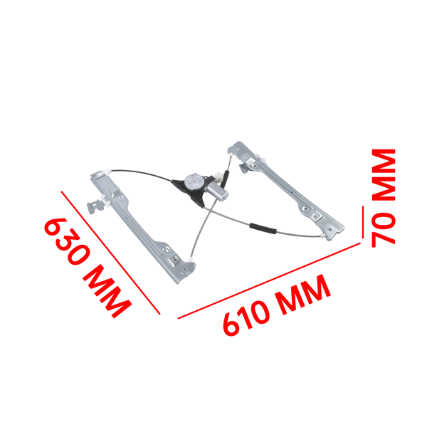 玻璃升降器 Front Left Driver Side Window Regulator with Motor Fits for Nissan Altima Sedan 2.5L L4 3.5L V6 2007-2012 Silver 1Pc-6