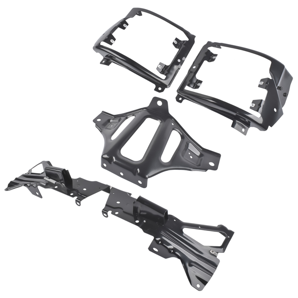 前保险杠支架套装 Front Bumper Support & Mount Bracket Set Fit for Chevy Silverado 1500 Pickup 2016-2018 13932736-2
