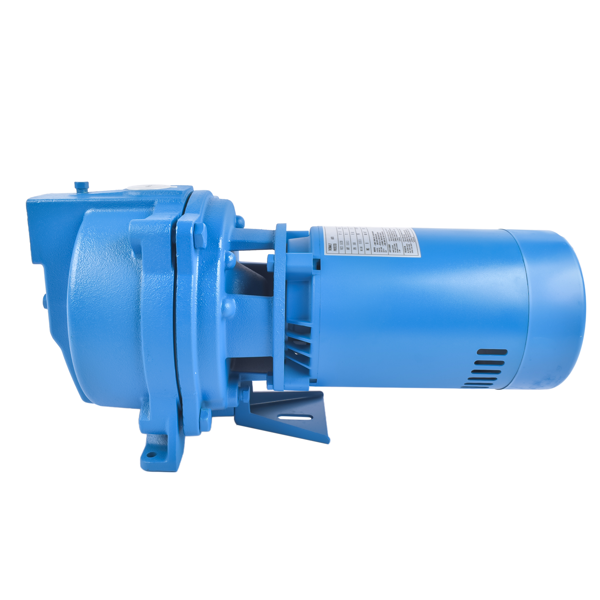 喷射泵 J5S 1/2 HP 115/230 V Cast Iron Shallow Water Well Jet Pump 3500 RPM Blue-3