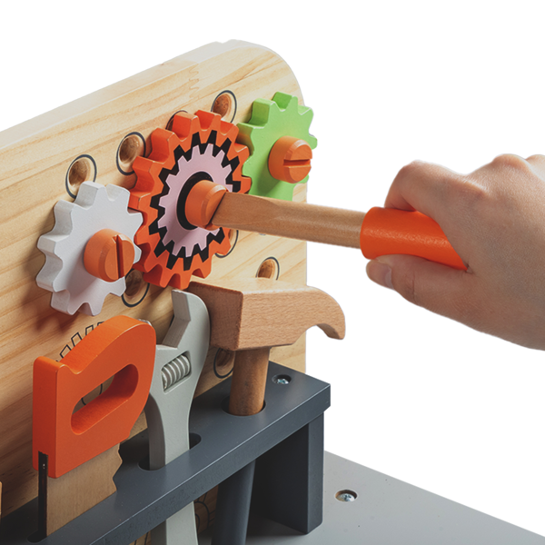 木质 时钟工具台 木质过家家套装-12