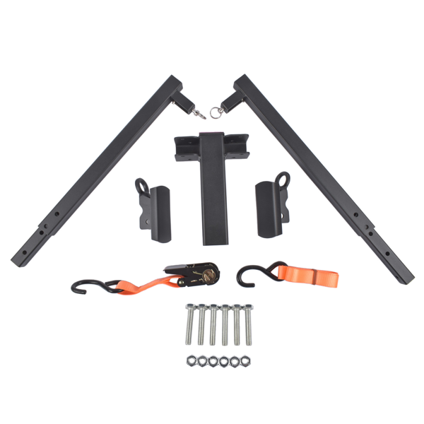 拖车挂接装置 Hitch Mount Stabilizer for 2 Inch Receiver - Reduces Trailer Shaking & Sway, Universal RV 5th Wheel Trailer Hitch Accessory(16.7-29.7 inch)-3