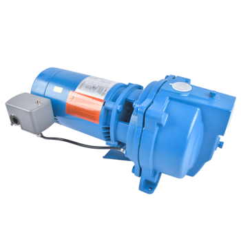 喷射泵 J5S 1/2 HP 115/230 V Cast Iron Shallow Water Well Jet Pump 3500 RPM Blue