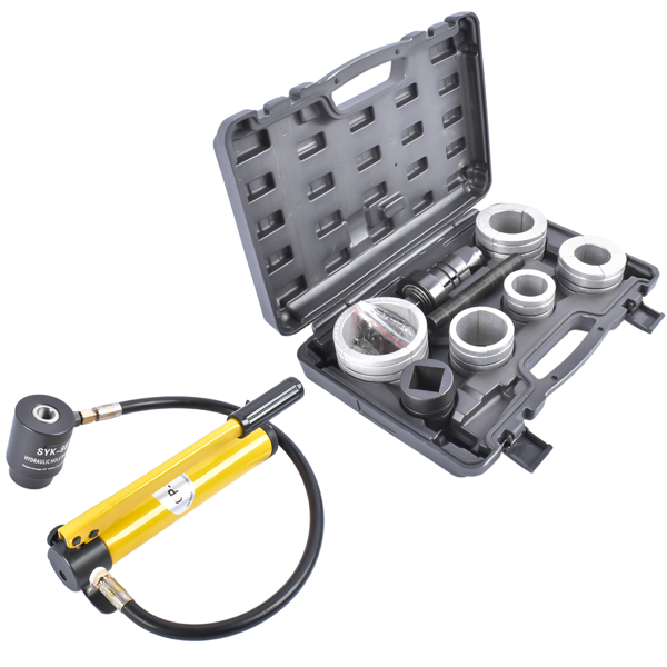 排气管扩张器 10 T 17350 Hydraulic Exhaust Pipe Stretcher Expander Kit w/Collets 1-5/8 in to 4-1/4in-5