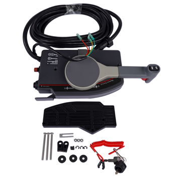 控制盒 Remote Control Box 703-48272-12 Fit for Yamaha Outboard 10 Pin Right Pull Throttle