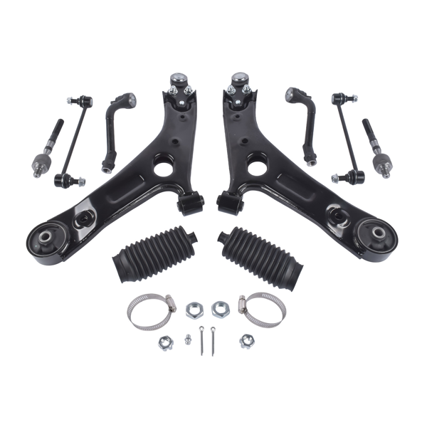 控制臂 10× Front Lower Control Arm Ball Joint Fit for 2010-2013 Hyundai Tucson 2011-2013 Kia Sportage 2.0L 2.4L L4 Sport Utility 4-Door CMS901211 CMS901210-2