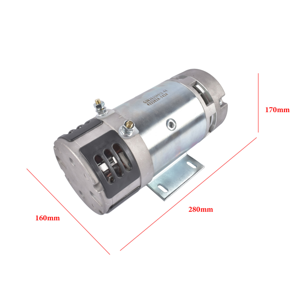 液压泵电机 24V Electric Hydraulic Pump Motor 123477 Replacement for Skyjack SJIII 3015 3215 3219 3220 3226 4626 4632 435-969 106576 220856 123477AA AMK4638-2