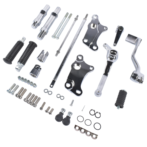 前置脚踏 Forward Controls Pegs Lever Linkages Front Left & Right Fit for Harley Sportster 883 1200-5