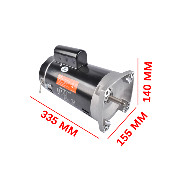 泳池水泵电机 Motor and Seal Replacement Kit 1-1/2 HP B2842 Motor PS-1000 Seal Kit 3450 RPM-7