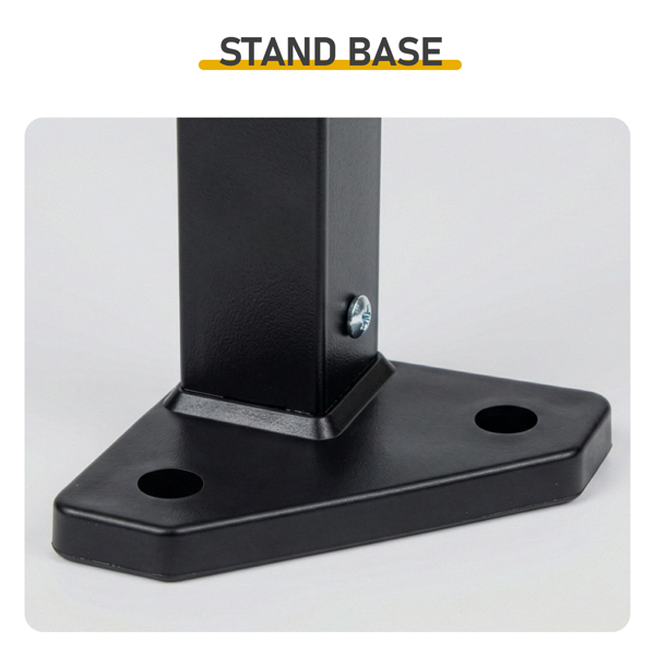 5X8FT 深灰色 顶布带通风口 折叠挑檐框架  烧烤棚 涤纶布 黑色喷塑框架 两边带网格托盘 配拎包-14