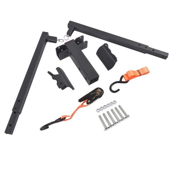 拖车挂接装置 Hitch Mount Stabilizer for 2 Inch Receiver - Reduces Trailer Shaking & Sway, Universal RV 5th Wheel Trailer Hitch Accessory(16.7-29.7 inch)-4