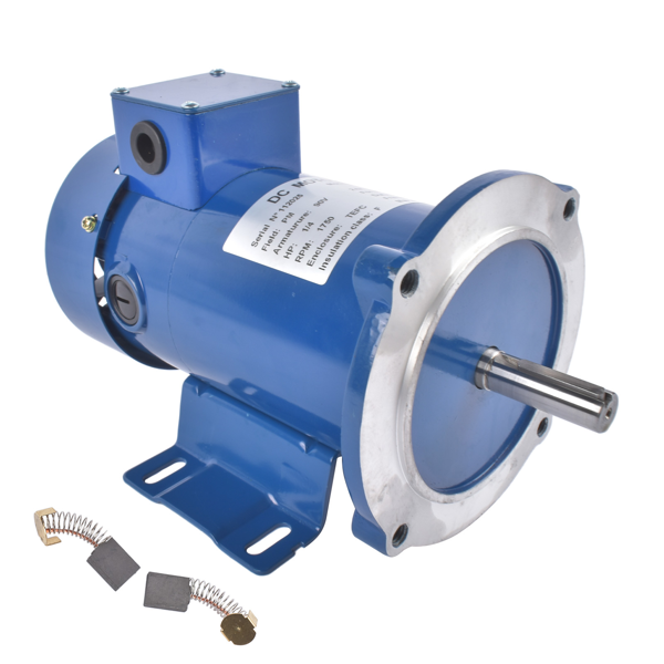 直流电机 DC Motor Permanent Magnet 1/4HP 56C 90V/1750RPM TEFC with Removable Base F Insulation Class-2
