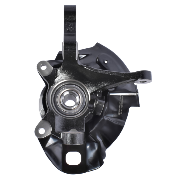 转向节总成 Front Right Steering Knuckle Fits for Hyundai Elantra Hatchback Sedan 2.0L L4 2001-2006 Black 1Pc-2